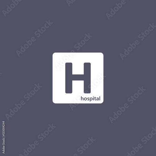 simple Hospital sign