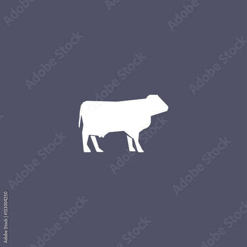 cow icon. animal sign
