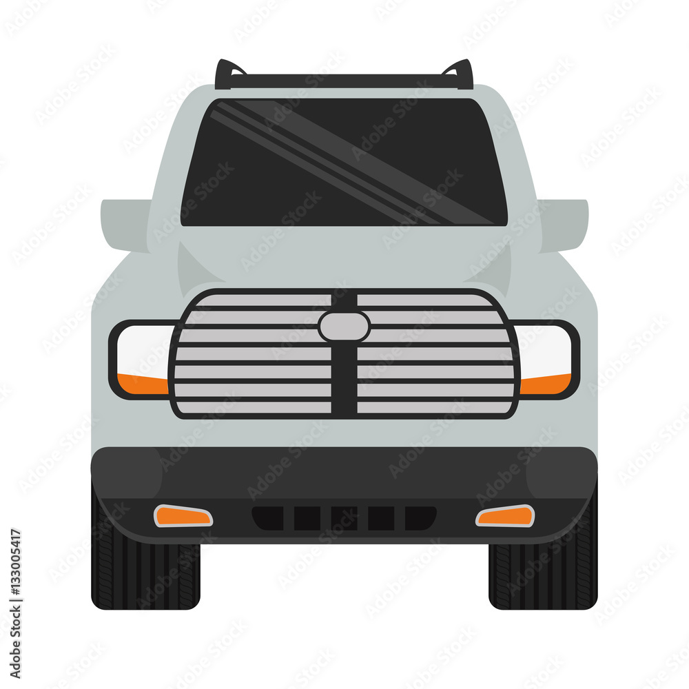 grey truck car frontview icon image vector illustration design grey truck car frontview icon image vector illustration design