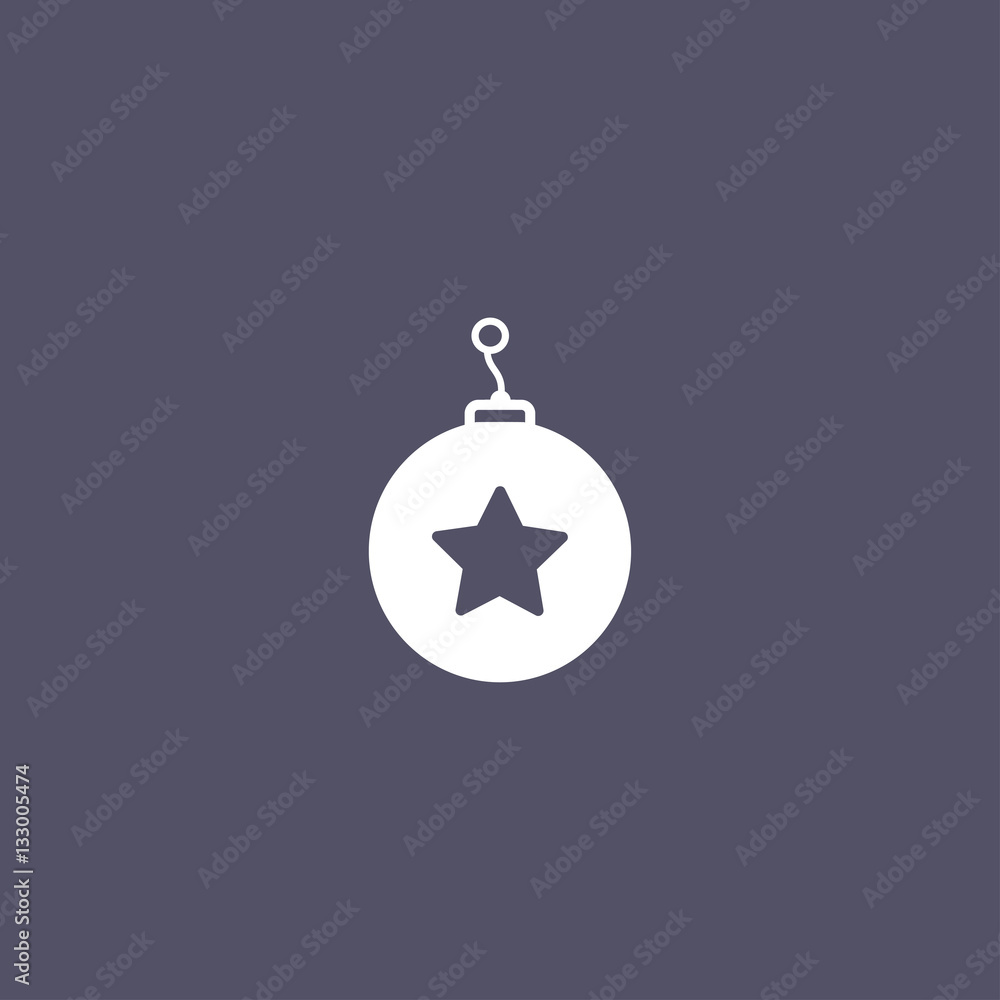 Fototapeta premium christmas Bauble icon
