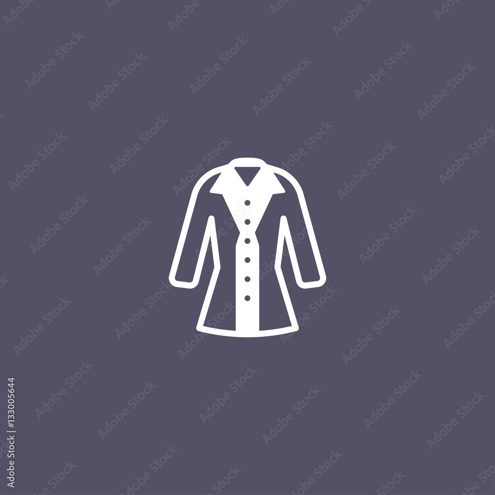 simple Winter coat icon simple Winter coat icon