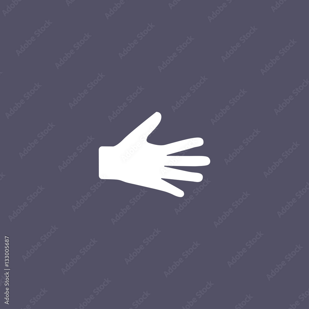 simple hand icon