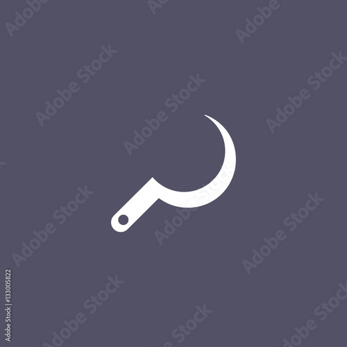 simple sickle icon