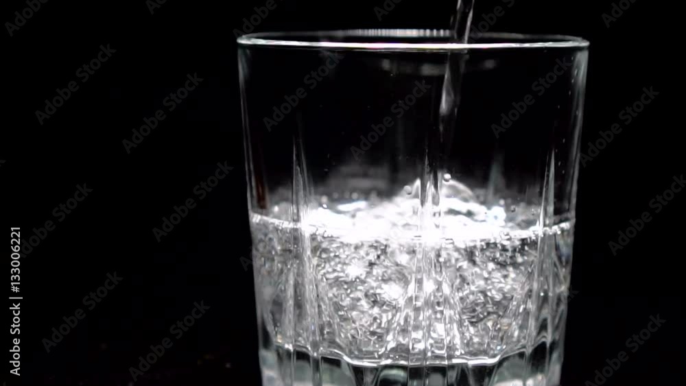 glass of soda water glass of soda water
