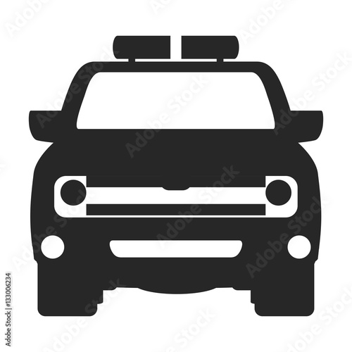 truck car frontview icon image two tone vector illustration design 