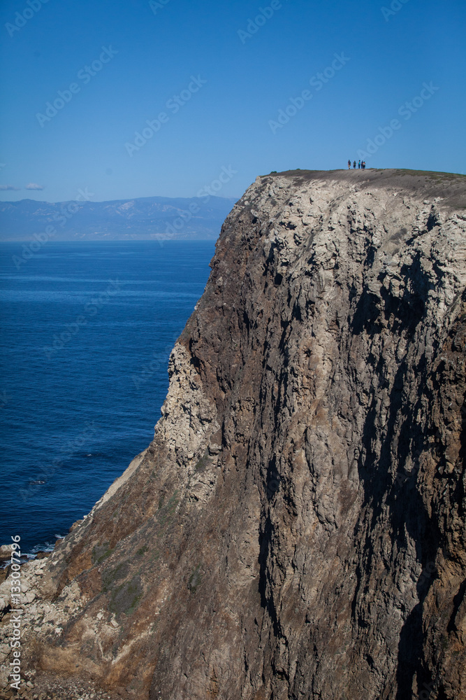 Cliff on Santa Cruz Island