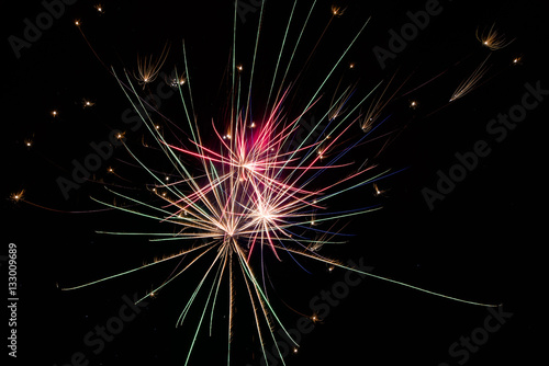 Crossette Firework Burst