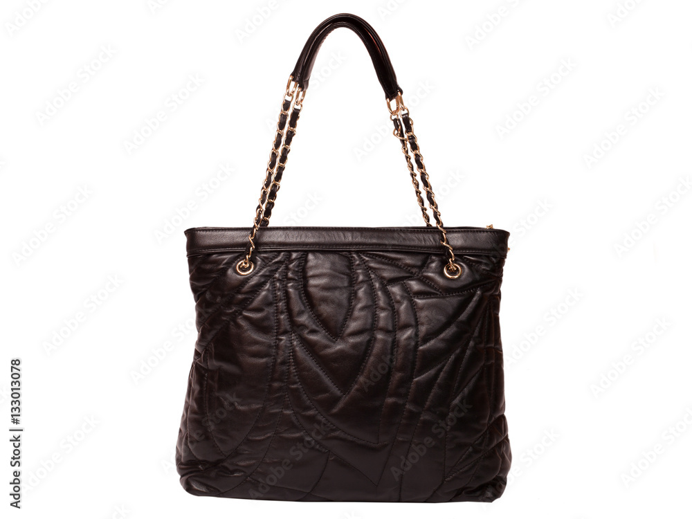 The Leather female handbag.