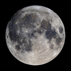 Fototapete Vollmond Supermond Mosaik in hoher Auflösung  © manuelhuss