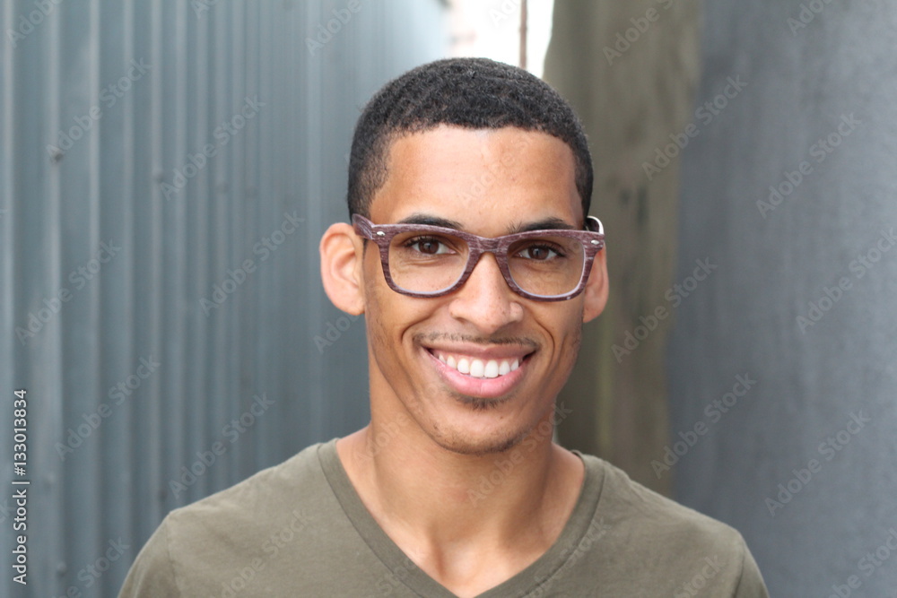 Man with a perfect white smile Man with a perfect white smile