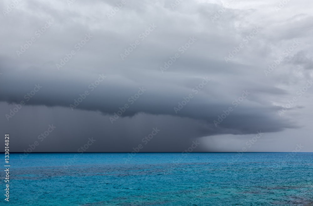 Severe Thunderstorm Over Ocean off Coast of Bermuda