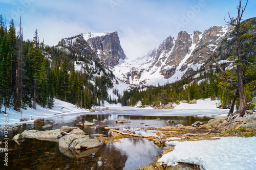 Dream Lake, Rocky Mountain national park, winter