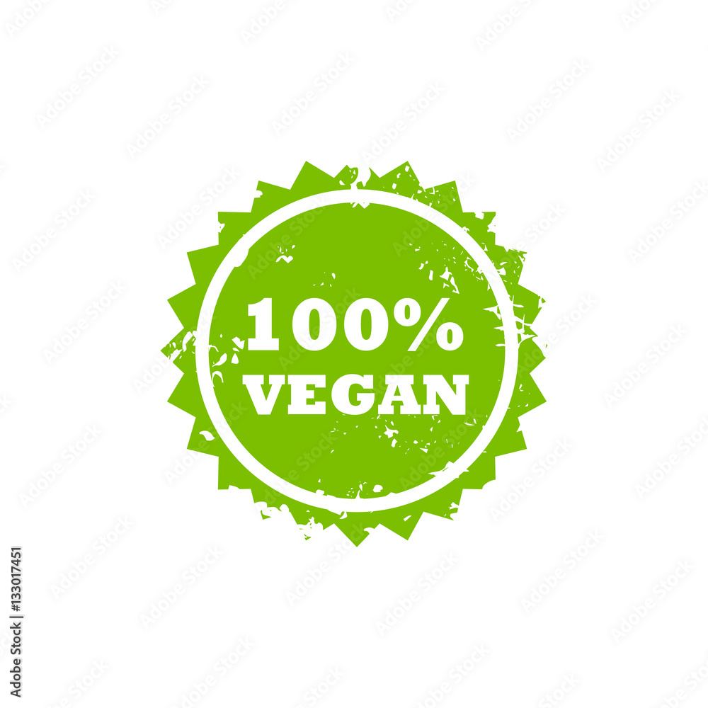 VEGAN stamp sign VEGAN stamp sign