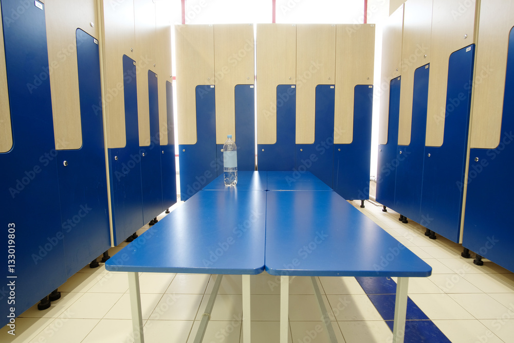 Φωτογραφία Interior of a locker room in fitness club