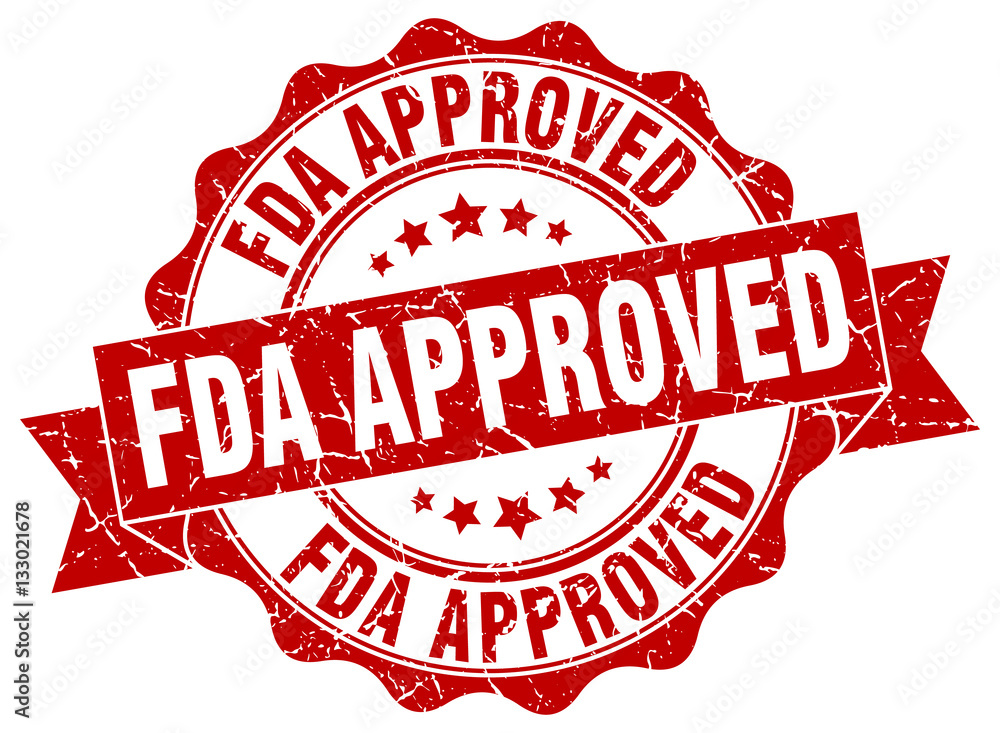 Fototapeta premium fda approved stamp. sign. seal