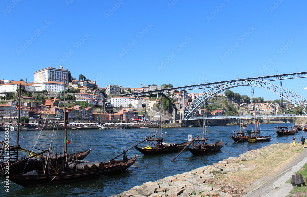 Boats on the Douro River
