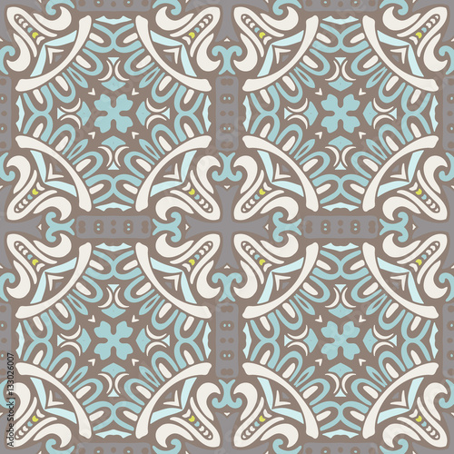 luxury ornamental classical tile vector pattern