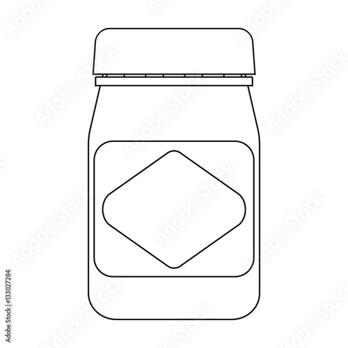 Australian food spread icon in outline style isolated on white background. Australia symbol stock vector illustration.