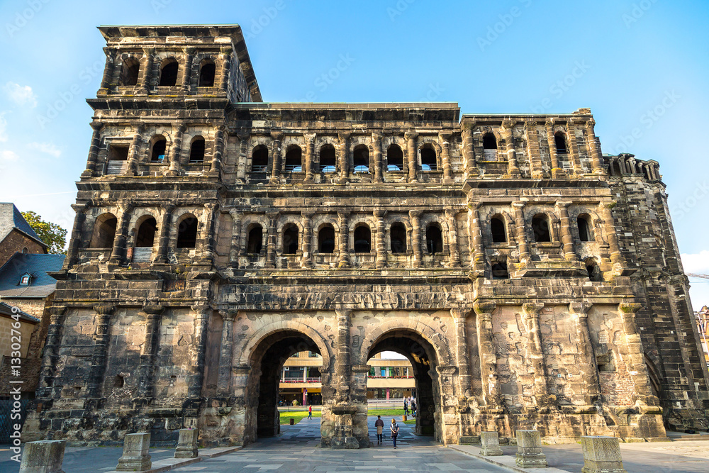 The Porta Nigra (Black Gate) in Trier