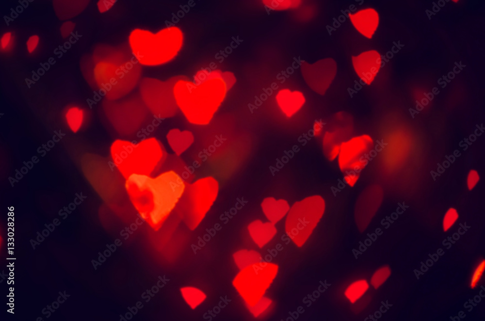 Red hearts texture