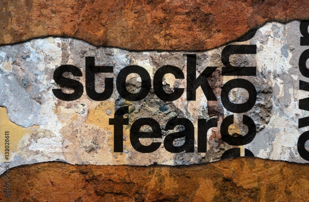 Stock fear grunge concept