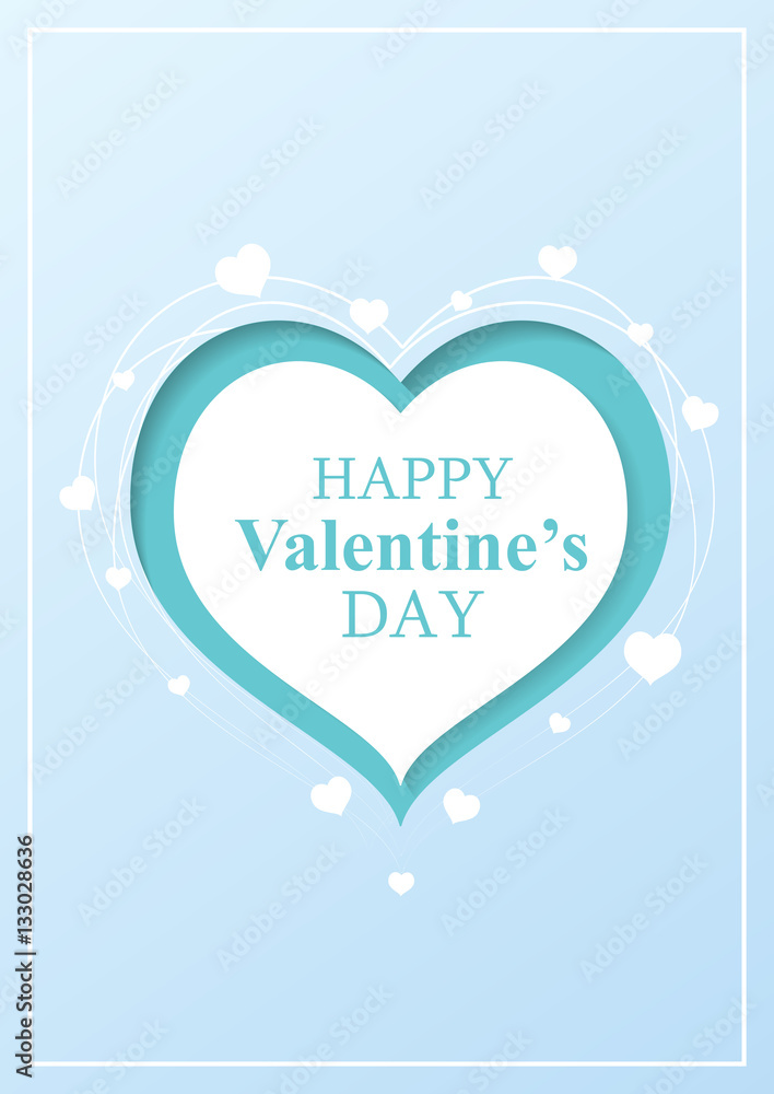 Valentines card heart Valentines card heart