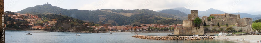 Panorama of Collioure France