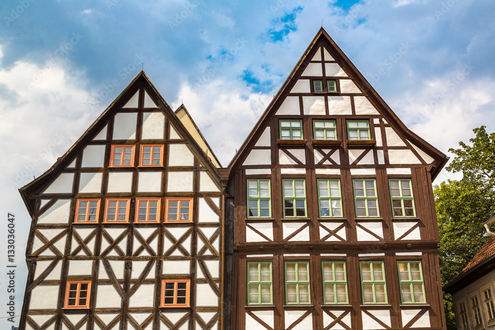 Old buildings in Erfurt Old buildings in Erfurt