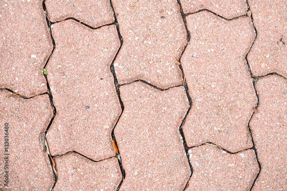 Fototapeta premium Red Brick Ground Texture