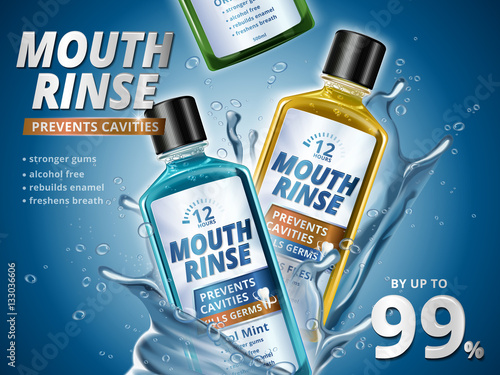 Mouth rinse ads