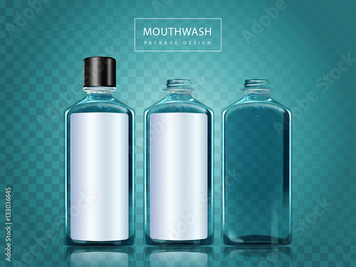 Mouthwash package design