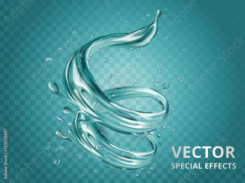 Dynamic aqua elements