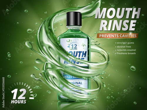 Mouth rinse ads