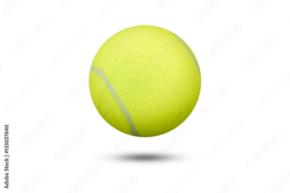 tennis ball on white background. tennis ball isolated.