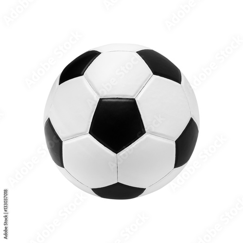 soccer ball closeup image. soccer ball on isolated.