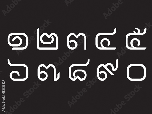 thai number