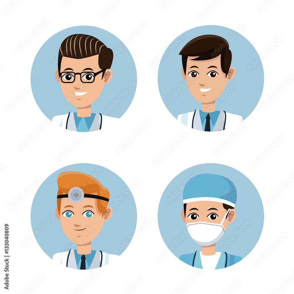 collection doctor occupation emergency vector illsutration eps 10 collection doctor occupation emergency vector illsutration eps 10
