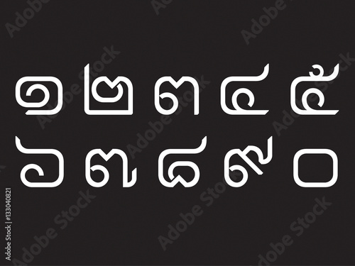 thai number