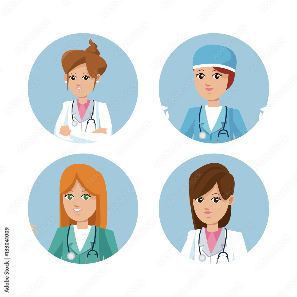 set women healthcare medicine service vector illustration eps 10 set women healthcare medicine service vector illustration eps 10