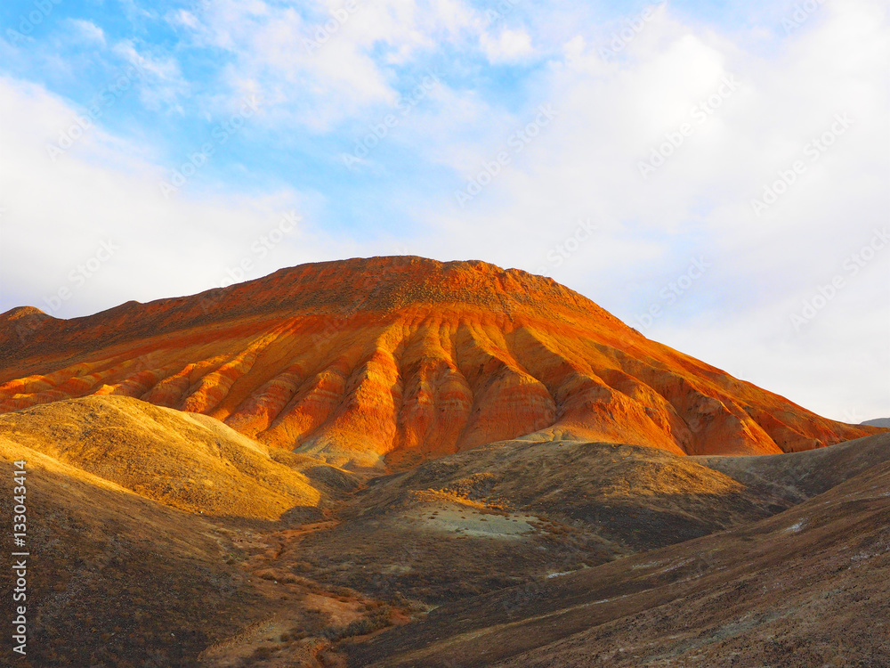 Naklejka premium Colorful Danxia Topography,Zhangye,Gansu,China