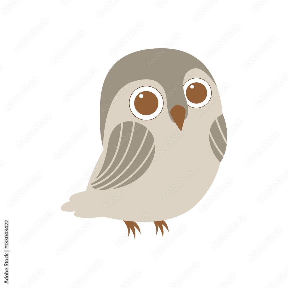Owl cartoon icon. Bird animal and nature theme. Isolated design. Vector illustration Owl cartoon icon. Bird animal and nature theme. Isolated design. Vector illustration
