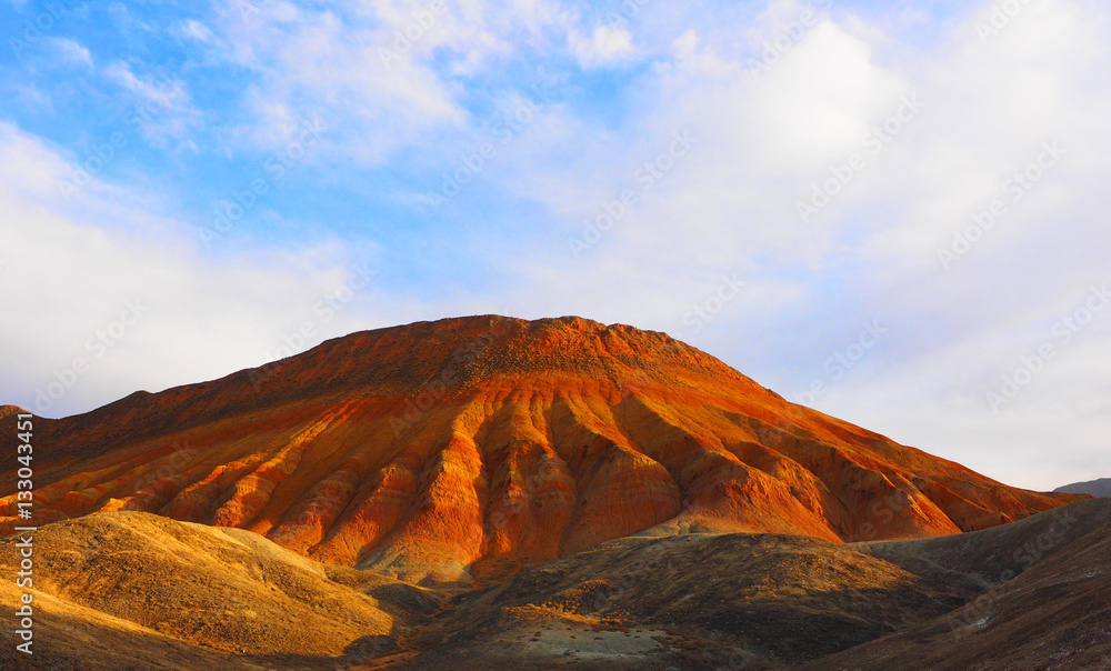 Naklejka premium Colorful Danxia Topography,Zhangye,Gansu,China