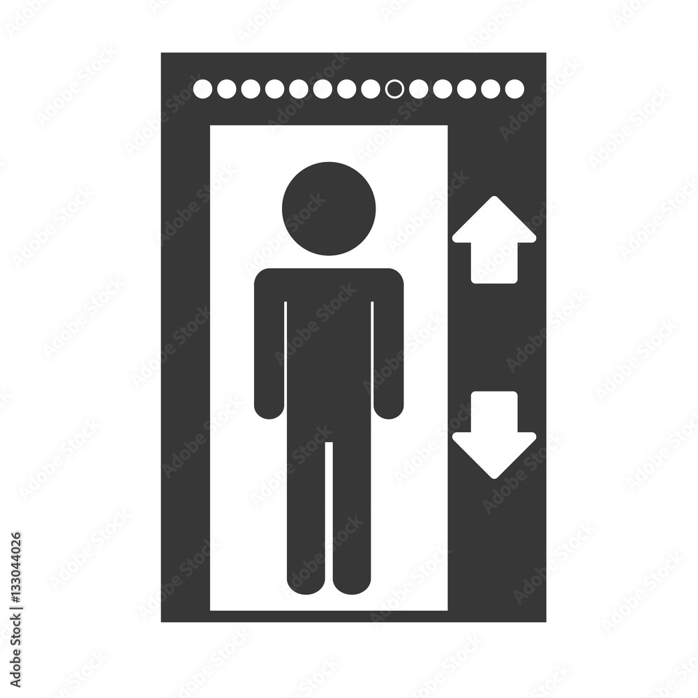 elevator pictogram emblem icon image vector illustration design elevator pictogram emblem icon image vector illustration design