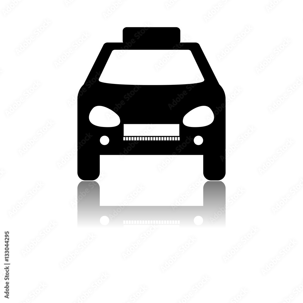 taxi car icon image vector illustration design 