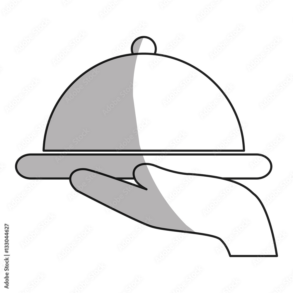 Fototapeta premium restaurant emblem representation icon image vector illustration design 
