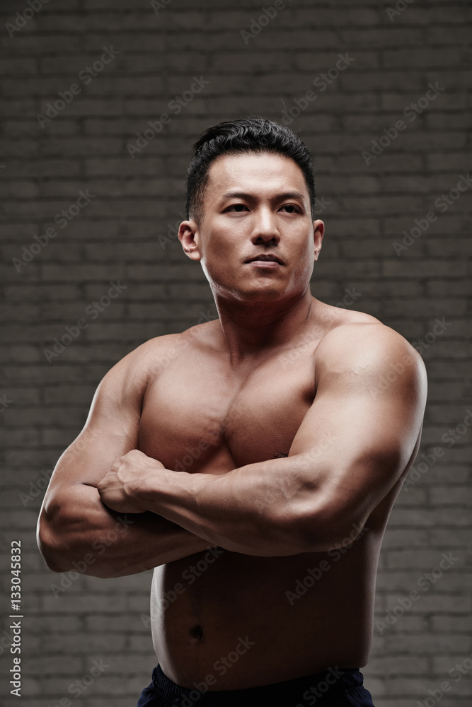 Fototapeta premium Confident sportsman