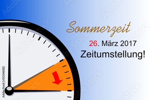Sommerzeit. Zeitumstellung! 