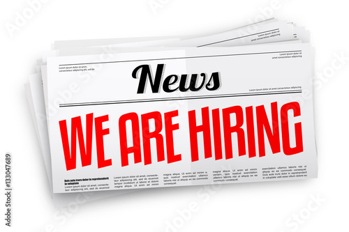 We are hiring