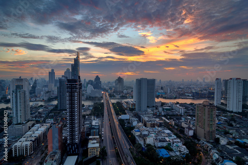 Bangkok morning view
