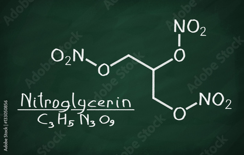 Structural model of Nitroglycerin